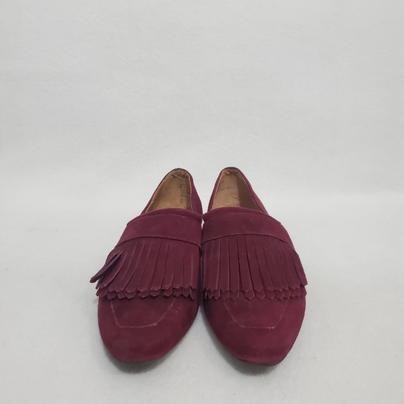 G.H. Bass & Co Burgundy Harlow Flats - Picture 2 of 6